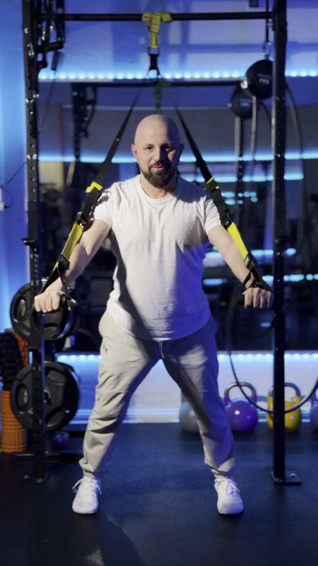 TRX Liegestütz Anfänger am Schlingentrainer